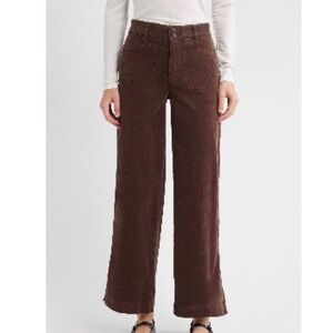 Wit & Wisdom Brown corduroy Wide Leg Pants
